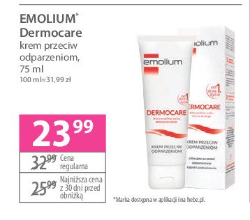 Krem przeciw odparzeniom Emolium dermocare promocja