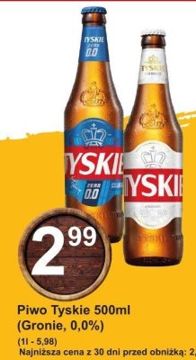 Piwo Tyskie Gronie, 0,0% promocja w Hitpol