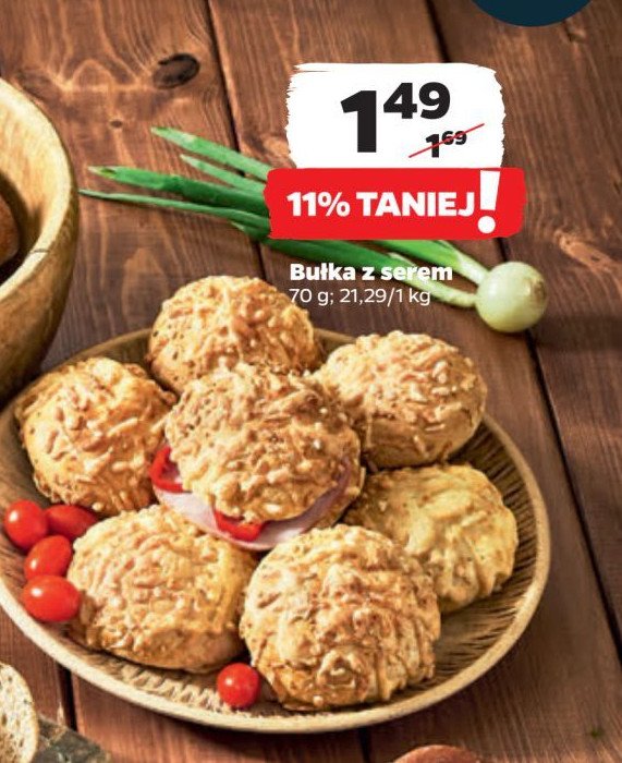 Bułka z serem promocja w Netto