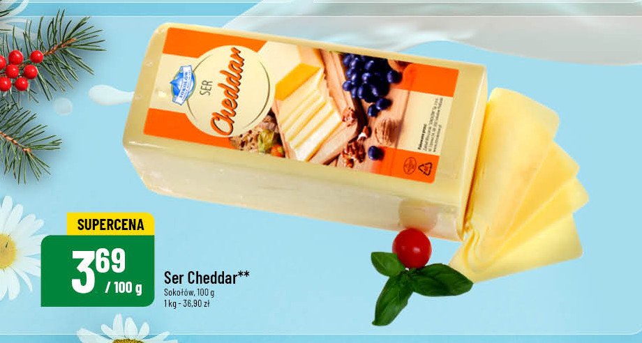 Ser cheddar Zm sokołów promocja