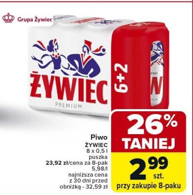 Piwo promocja w Carrefour Market