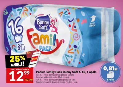 Papier Family Pack Bunny Soft A'16, 1 opak. promocja w Twój Market