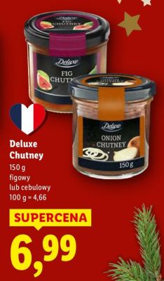 Chutney Deluxe 150 g figowy lub cebulowy promocja w Lidl