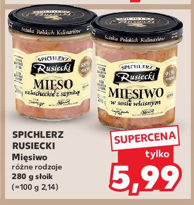 Mięso szlacheckie z szynką Spichlerz rusiecki promocja