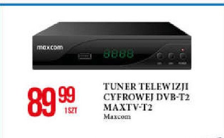 Tuner dvb-t2 Maxcom promocja