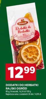 Dodatki do herbatki Rajski Ogród promocja w Stokrotka