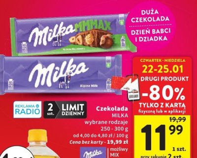 Czekolada promocja w Intermarche