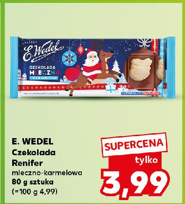 Czekolada mleczna i karmelowa E. wedel promocja