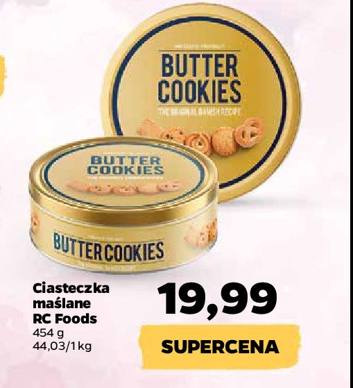 Ciastka maślane BUTTER COOKIES promocja w Netto