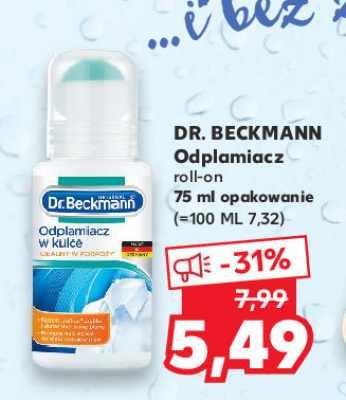 Odplamiacz w kulce Dr. beckmann promocja