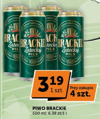 Piwo Brackie Zatecky Pils promocja w ABC