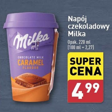 Napój chocolate caramel Milka promocja