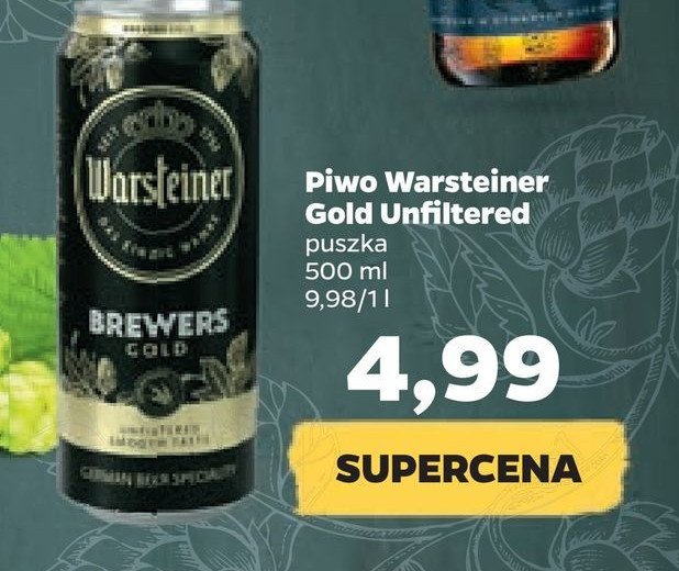 Piwo Warsteiner brewers gold promocje