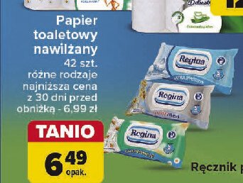 Papier toaletowy nawilżany ultra med Regina promocja