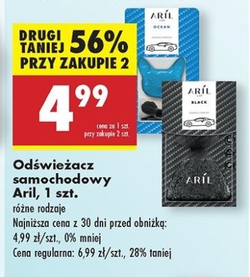 Odświeżacz samochodowy ocean Aril car promocja