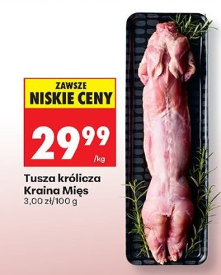 Tusza królicza Kraina Mięs promocja w Biedronka