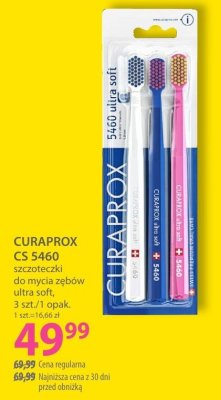 CURAPROX CS 5460 szczoteczki do mycia zębów ultra soft 3 szt/1 opak promocja w Hebe