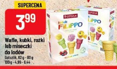 Tęczowe kubki do lodów Gotszlik promocja