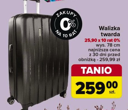 Walizka twarda 78 cm Bugatti promocja