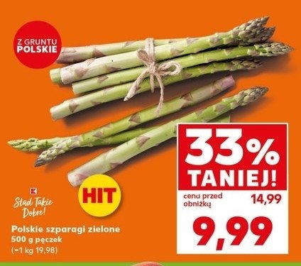 Szparagi zielone K-classic stąd takie dobre! promocja