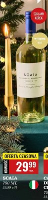 Wino białe SCAIA GARGANEGA CHARDONNAY 750 ML promocja w Biedronka