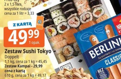 Piwo Berliner Klasyczny bezalkoholowe 2x1,5 litra, wszystkie rodzaje promocja w Leclerc