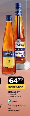Napój alkoholowy Metaxa 5* greek orange promocja w Netto