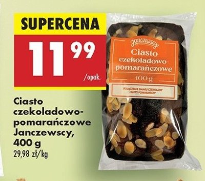 Ciasto czekoladowo-pomarańczowe Janczewscy promocja