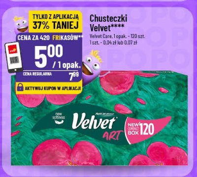 Chusteczki Velvet Care promocja w POLOmarket