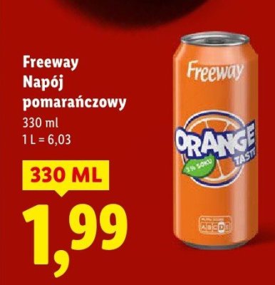 Napój pomarańczowy promocja w Lidl