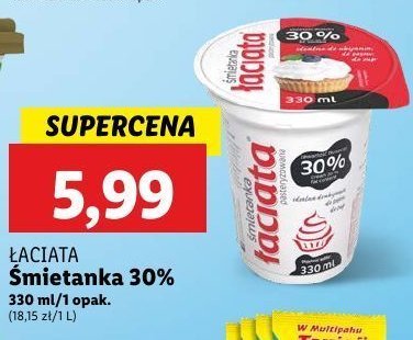 Śmietanka 30% Łaciata promocja