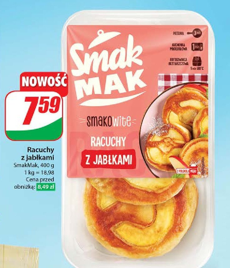 Racuchy z jabłkami Smak mak promocja w Dino