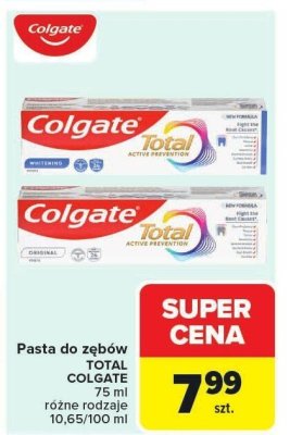 Pasta do zębów COLGATE TOTAL różne rodzaje promocja w Carrefour Market