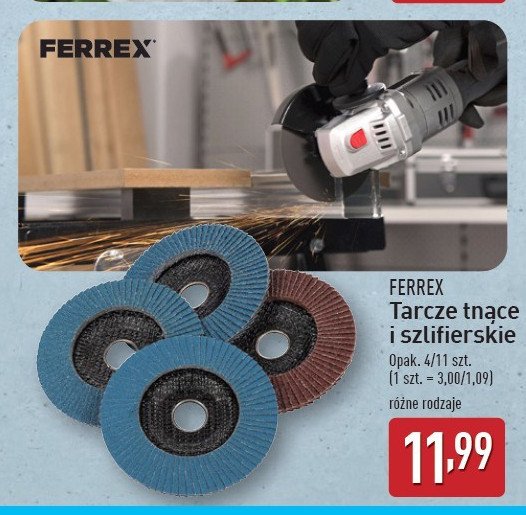 Tarcze do metalu i kamienia Ferrex promocja