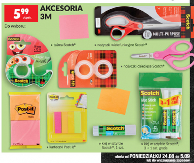 Zak艂adki indeksuj膮ce 11.9 x 43.1 mm Post-it promocja