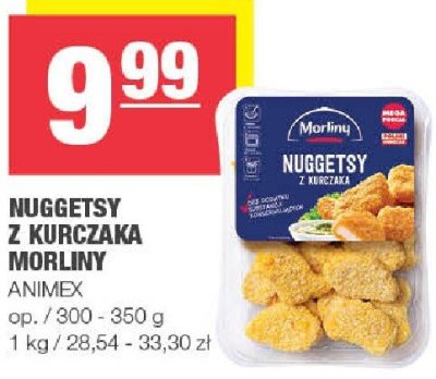 Nuggetsy z kurczaka MORLINY ANIMEX promocja w SPAR