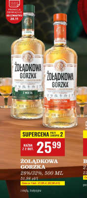 Likier Żołądkowa Gorzka tradycyjna promocja w Biedronka