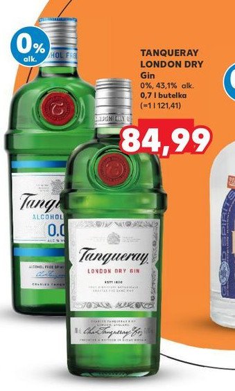 Gin + kieliszek Tanqueray promocja w Kaufland