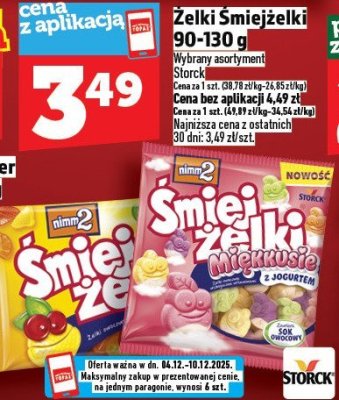 Żelki Śmiejżelki 90-130g promocja w TOPAZ