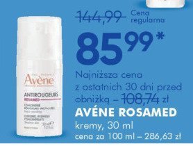 Krem AVÈNE Rosamed promocja w Super-Pharm