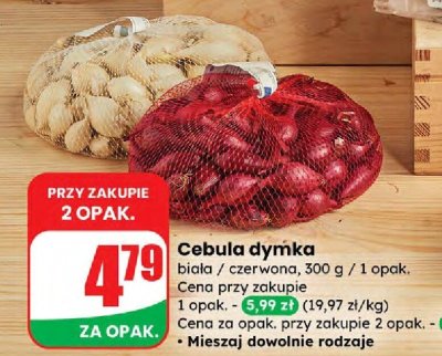 Cebula dymka biała promocja w Dino