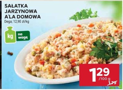 Sałatka jarzynowa a la domowa Dega promocja w Stokrotka