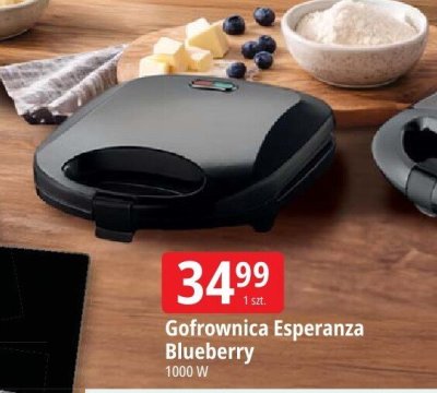 Gofrownica Esperanza Blueberry promocja w Leclerc