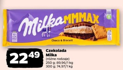 Czekolada Milka Choco & Biscuit promocja w Netto