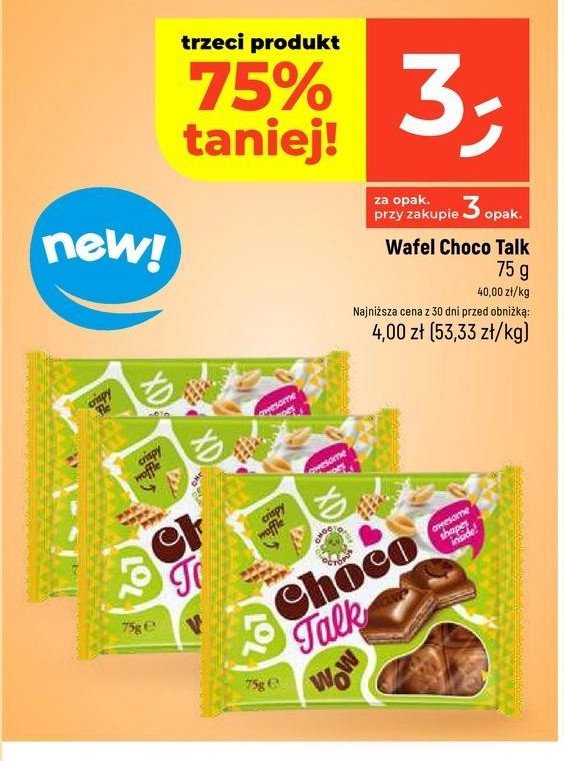 Wafelek choco talk promocja