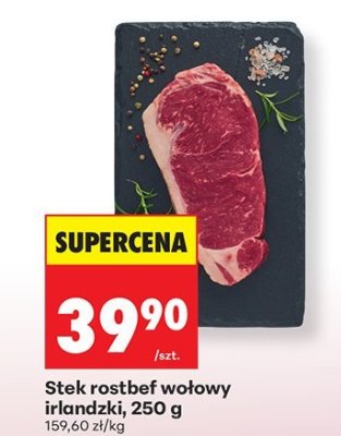 Stek rostbef wołowy irlandzki, 250 g Biedronka promocja w Biedronka