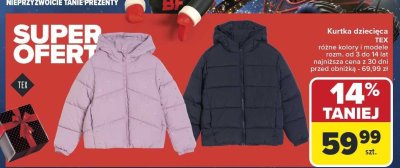 Kurtka dziecięca, różne kolory i modele promocja w Carrefour