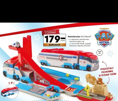 Patrolowiec Psi Patrol promocja w Biedronka