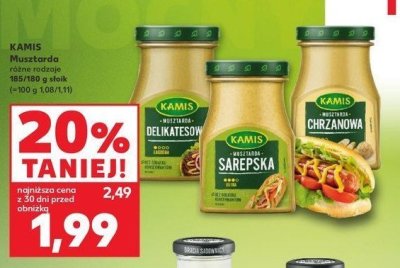 Musztarda chrzanowa Kamis promocja