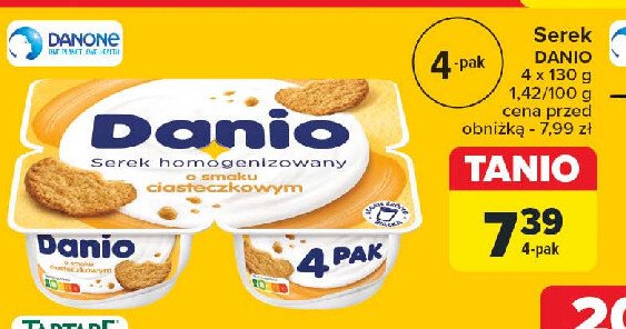 Serek ciasteczkowy Danone danio promocja